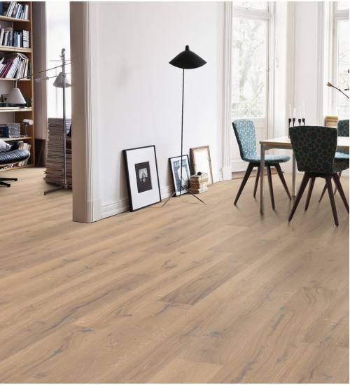 德国汉诺地板三层橡木Plank 1-Strip 180 4V Oak Puro White Alabama brushed 529764